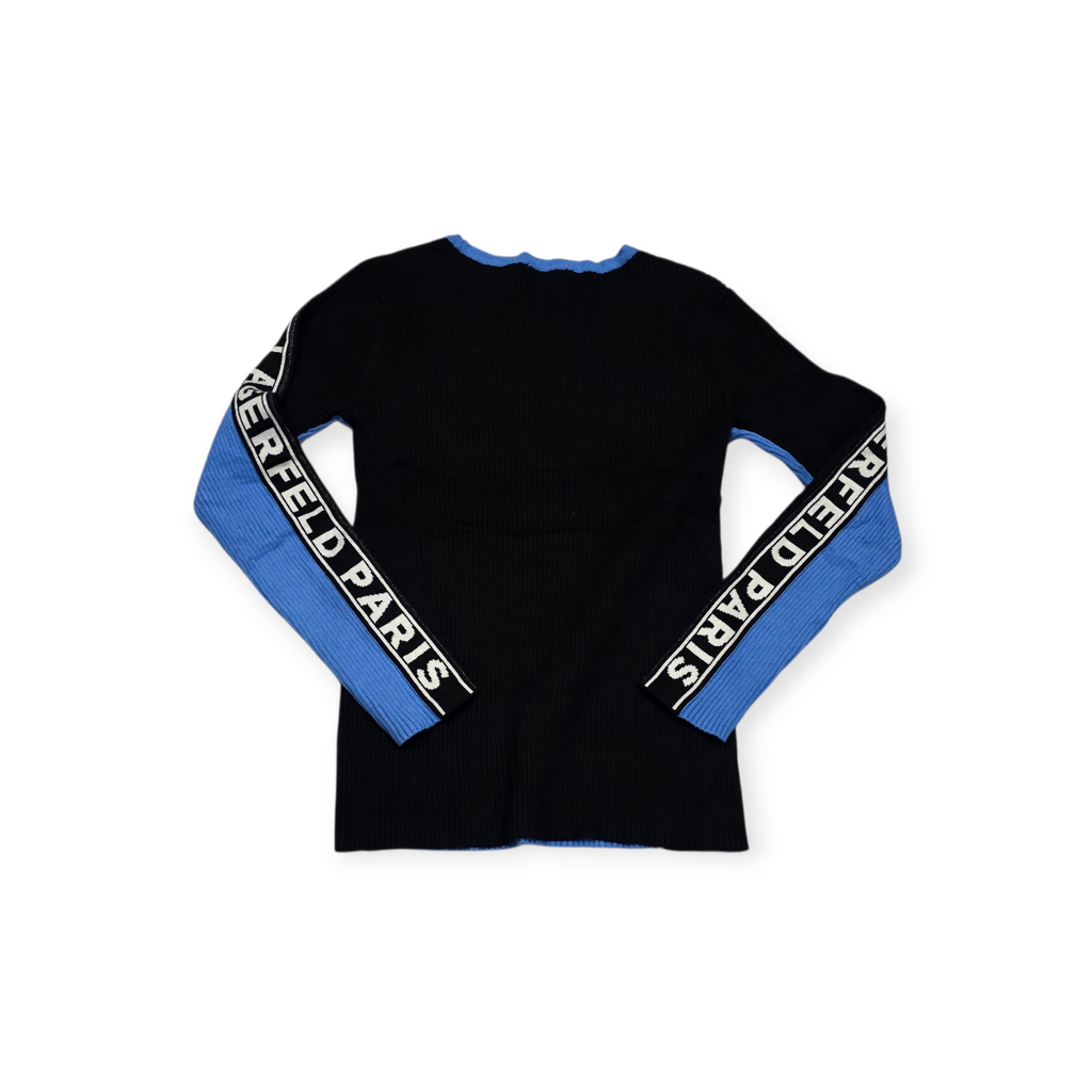 Sueter Karl Lagerfeld Grande L Azul Con Negro
