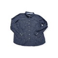 Camisa Tommy Hilfiger De Mujer Xgrande Xl Azul Acero