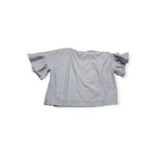 Blusa Vineyard Vines Xchico Xs Gris Manga Amplia