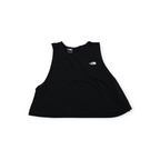 Playera Crop Top The North Face Xgrande Xl Negro Sin Mangas