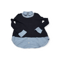 Blusa Tommy Hilfiger De Mujer Grande L Azul Marino