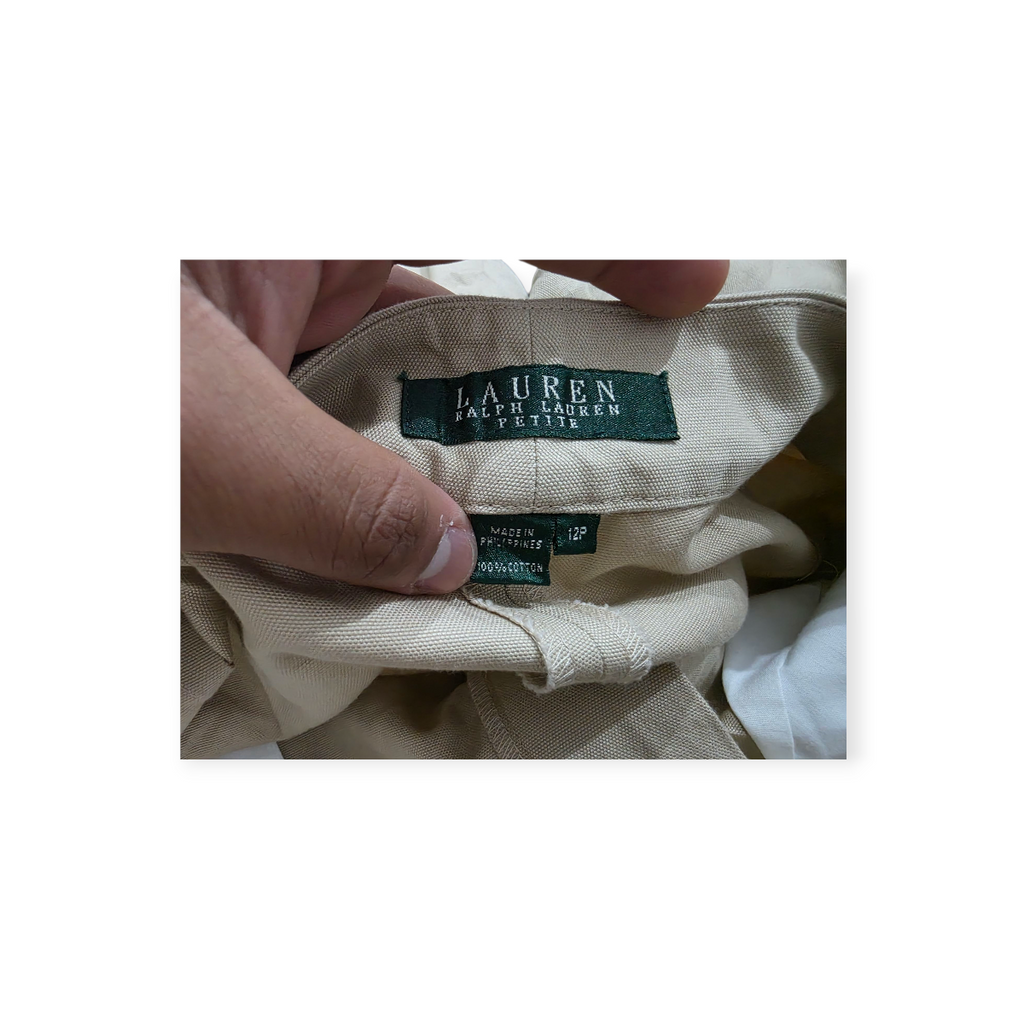 Bermuda Ralph Lauren Cafe De Mujer Talla 12