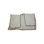Poncho Ligera Ralph Lauren Unitalla Color Blanco Con Dorado