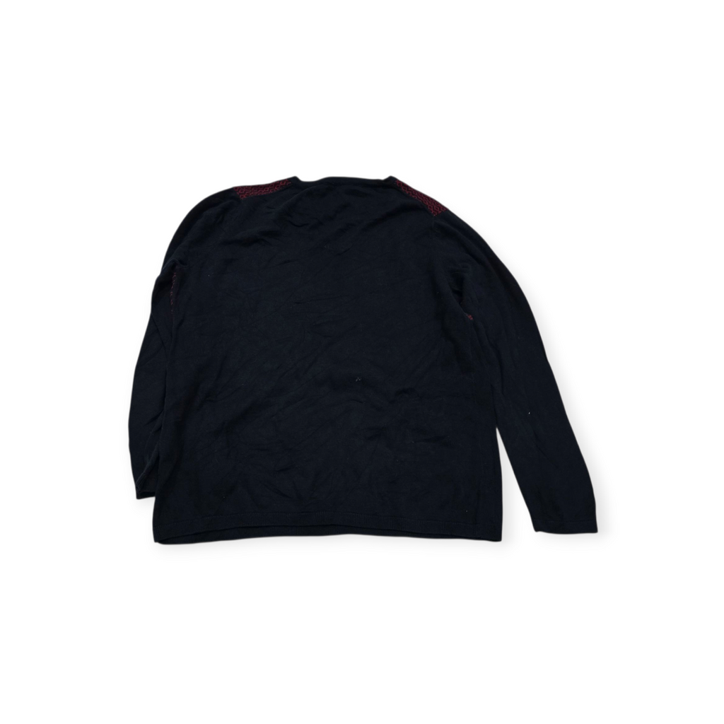 Sueter Tommy Hilfiger Xgrand Xlazul Marino Con Rojo De Mujer