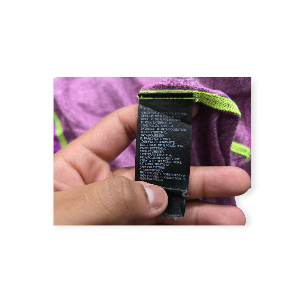 Playera Sin Mangas The North Face Mediana M Morada Con Verde