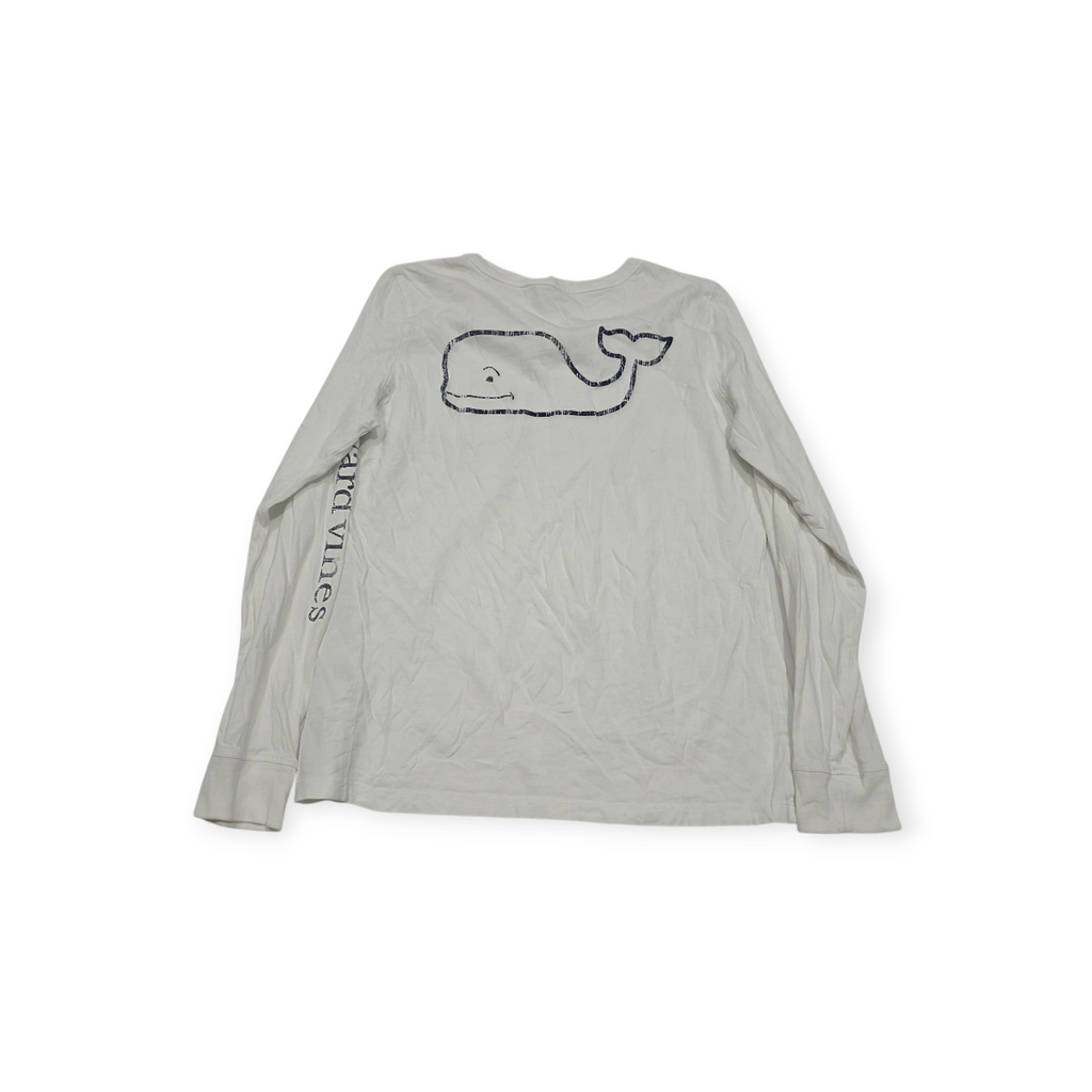 Playera Vineyard Vines Blanca De Mujer Manga Larga Chico S