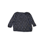 Blusa Michael Kors Grande L Azul Print De Cadenas
