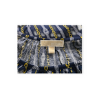 Blusa Michael Kors Grande L Azul Print De Cadenas
