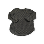 Blusa Michael Kors Grande L Gris Manga 3/4