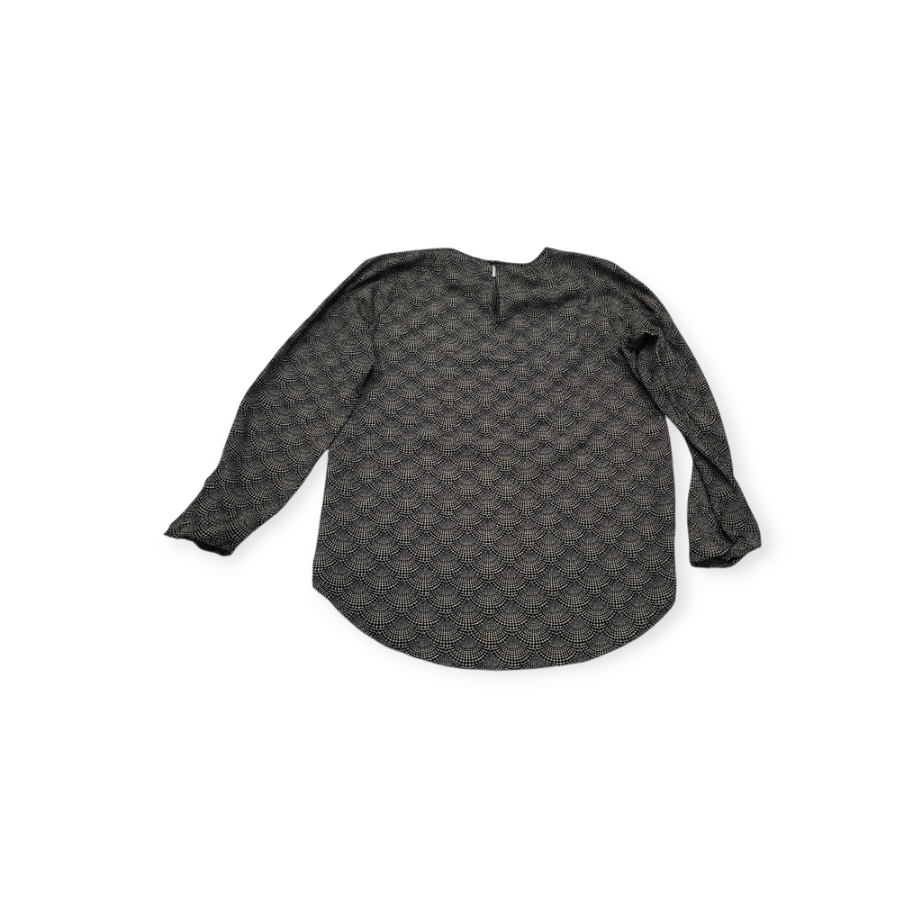 Blusa Michael Kors Grande L Gris Manga 3/4
