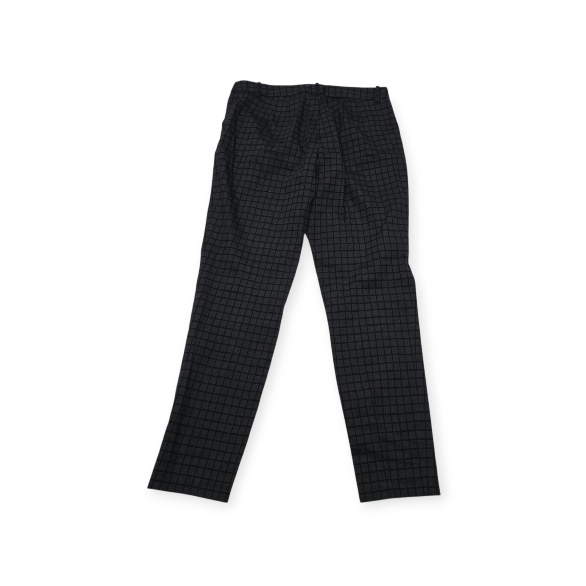 Pantalon Brooks Brothers Talla 10 Color Gris Cuadriculad