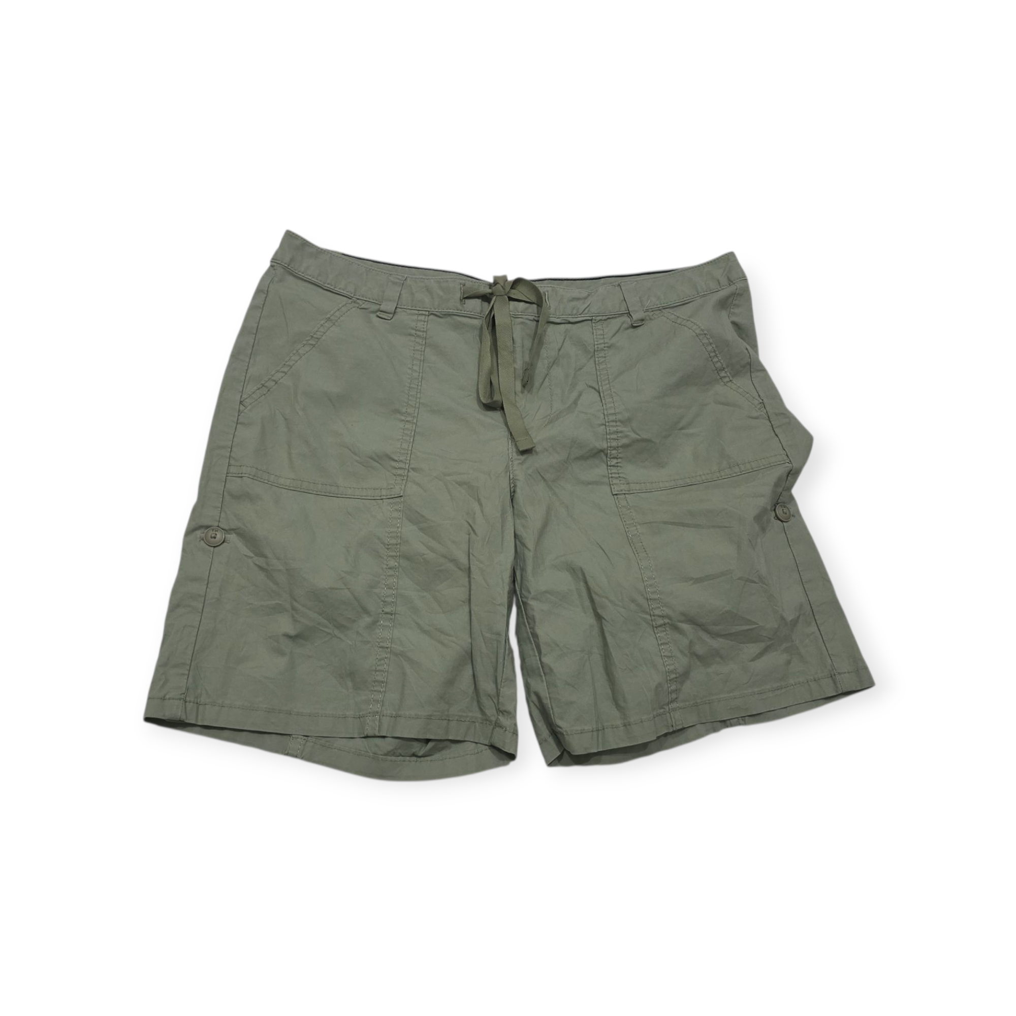 Bermuda Tommy Hilfiger Talla 6 Color Verde De Mujer