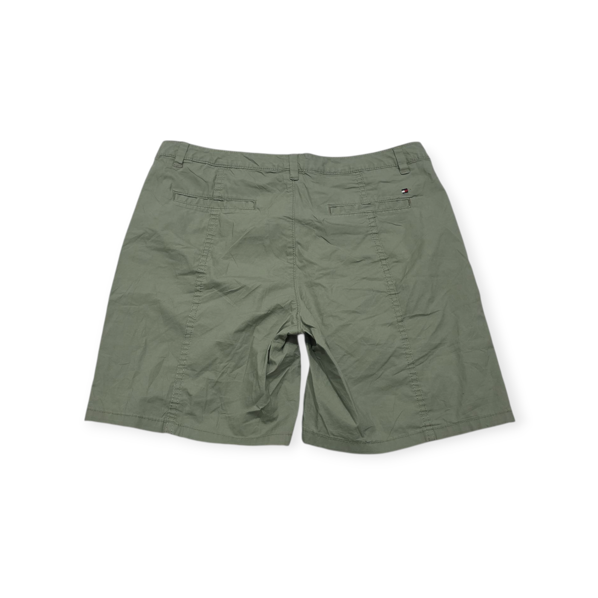 Bermuda Tommy Hilfiger Talla 6 Color Verde De Mujer