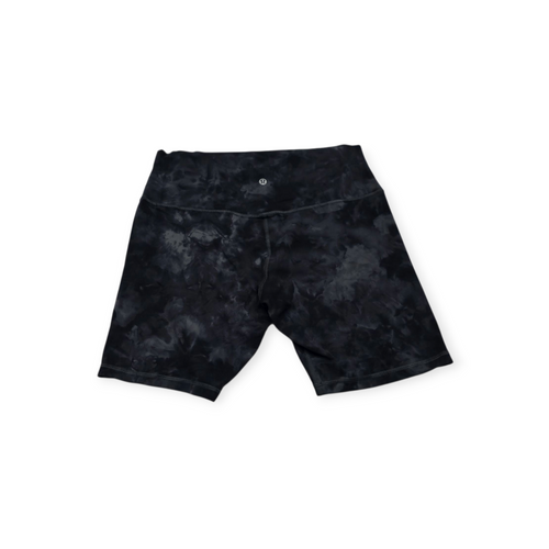 Biker Lululemon Talla 12 Degradado Azul Con Gris