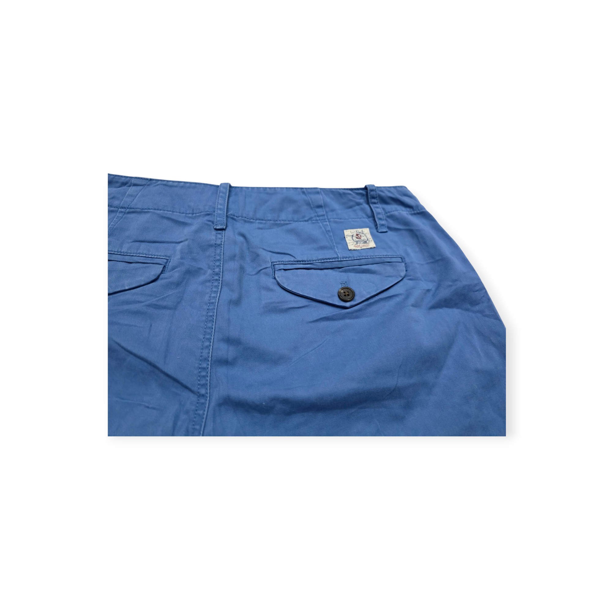 Bermuda Ralph Lauren De Mujer Azul Celeste Talla 4