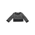 Blazer Corto Karl Lagerfeld Chico S Gris Con Negro