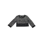 Blazer Corto Karl Lagerfeld Chico S Gris Con Negro