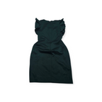 Vestido Tommy Hilfiger Talla 8 Verde Manga Corta Amplia