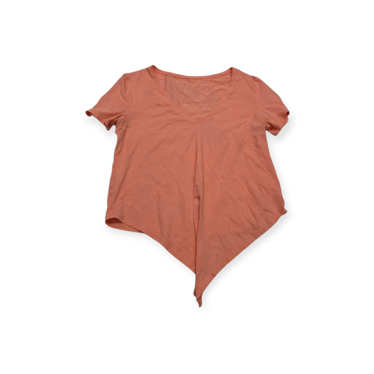 Playera Lululemon Mediana M Manga Corta Color Coral Claro