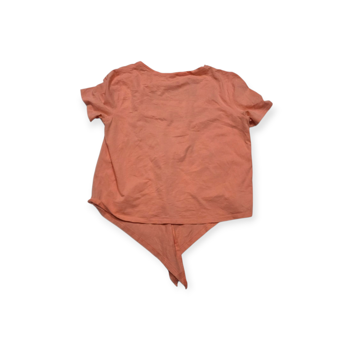 Playera Lululemon Mediana M Manga Corta Color Coral Claro