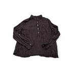 Blusa Tommy Hilfiger Xgrande Rojo/negro Cuadros Manga Larga