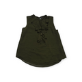 Blusa Tommy Hilfiger Xgrande Xl Sin Mangas Verde