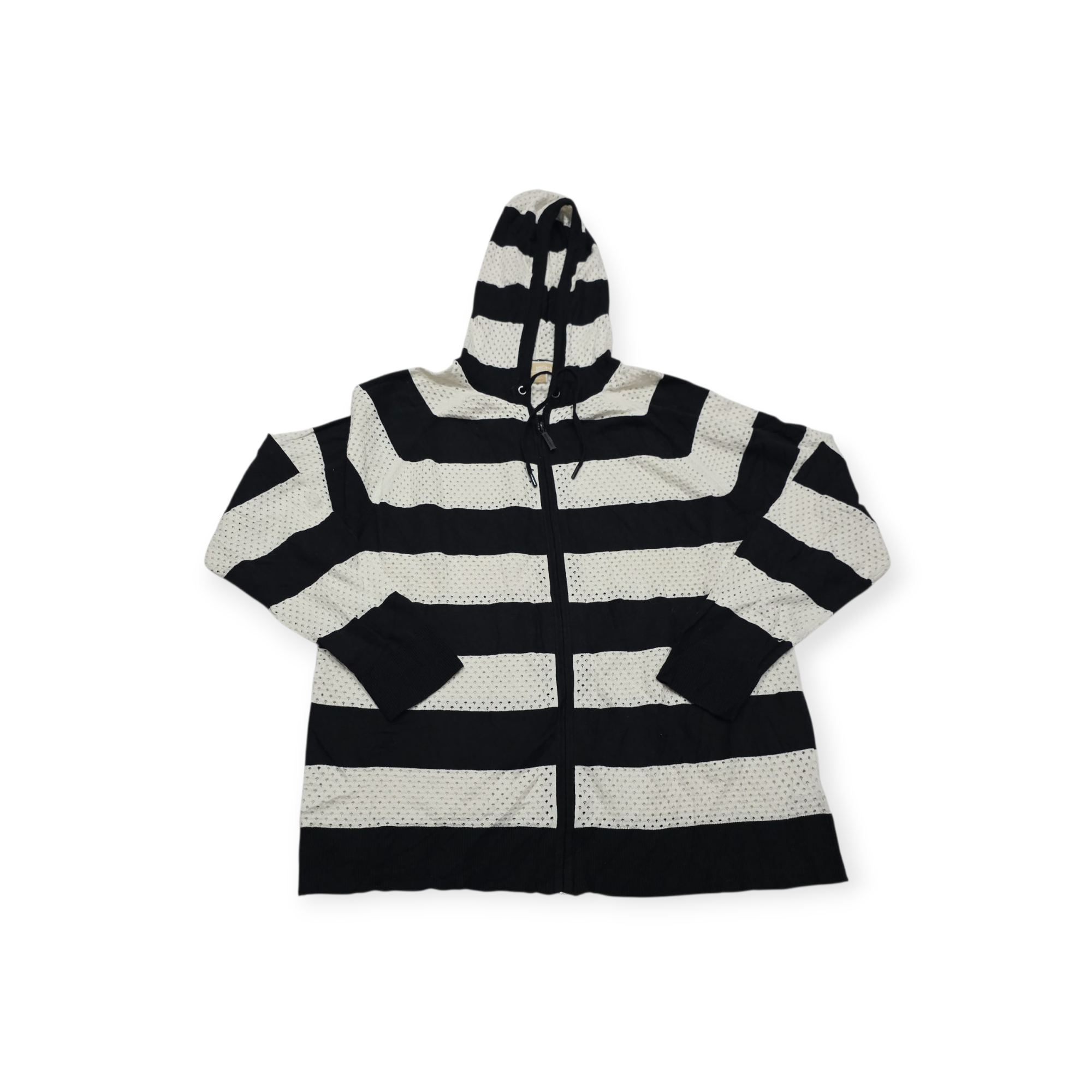 Sudadera Michael Kors Talla 1x Negro/blanco De Mujer