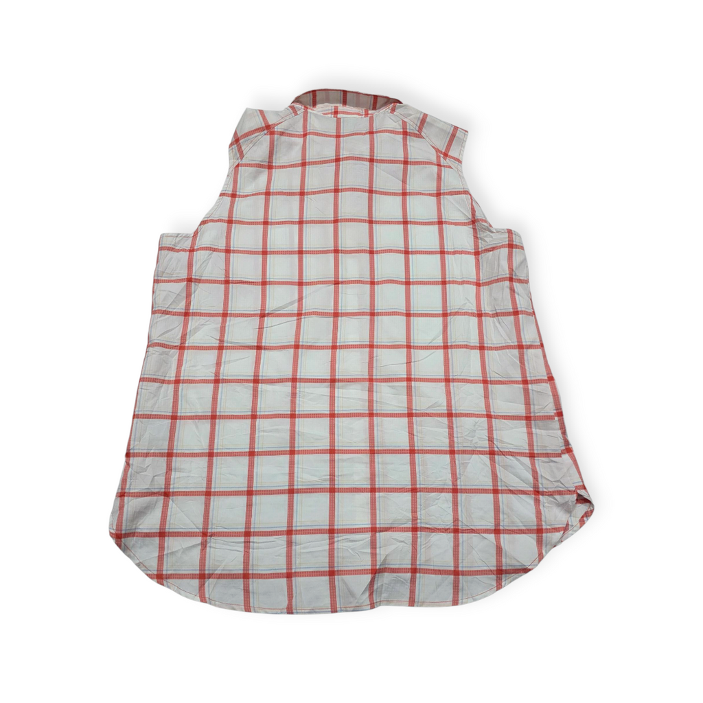 Camisa Columbia Talla Xxl Blanca Con Rosa A Cuadros