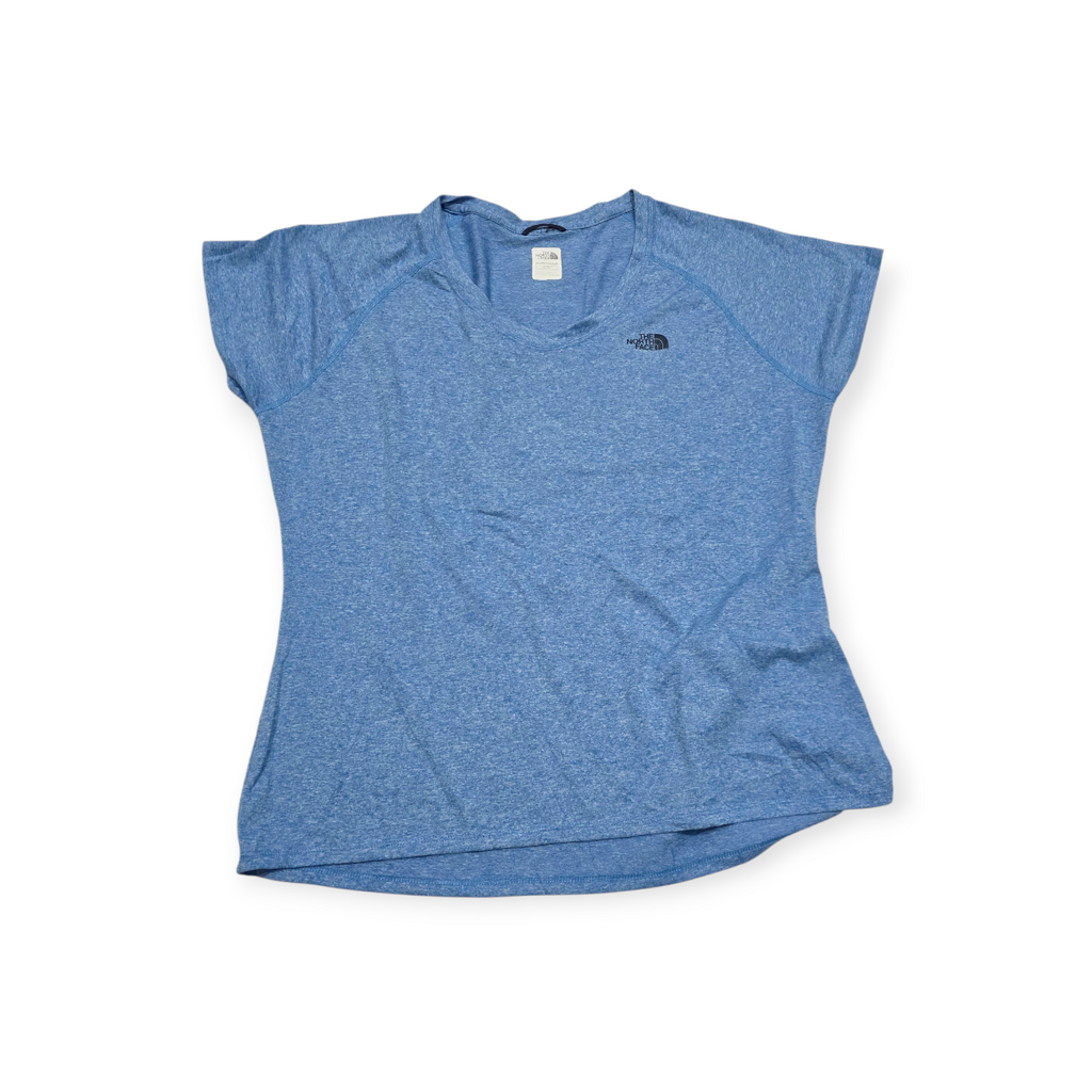Playera The North Face Xgrandexl Azul Jaspeado Manga Corta