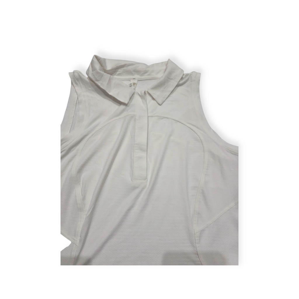 Playera Sin Mangas Lululemon Talla 6 Color Blanco