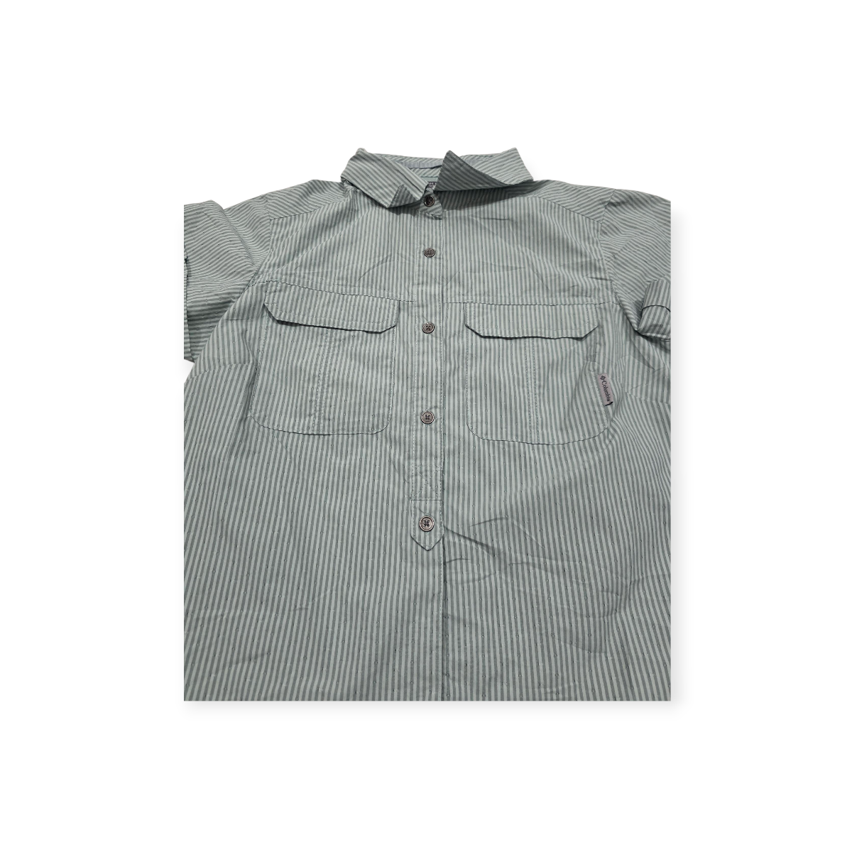 Camisa Columbia Omnishadesunprotection Manga Corta Raya Verd