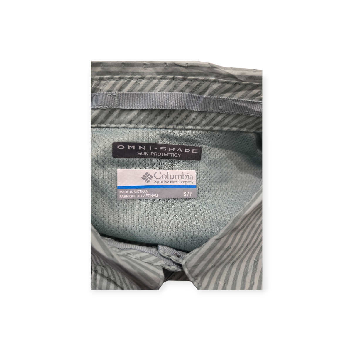 Camisa Columbia Omnishadesunprotection Manga Corta Raya Verd