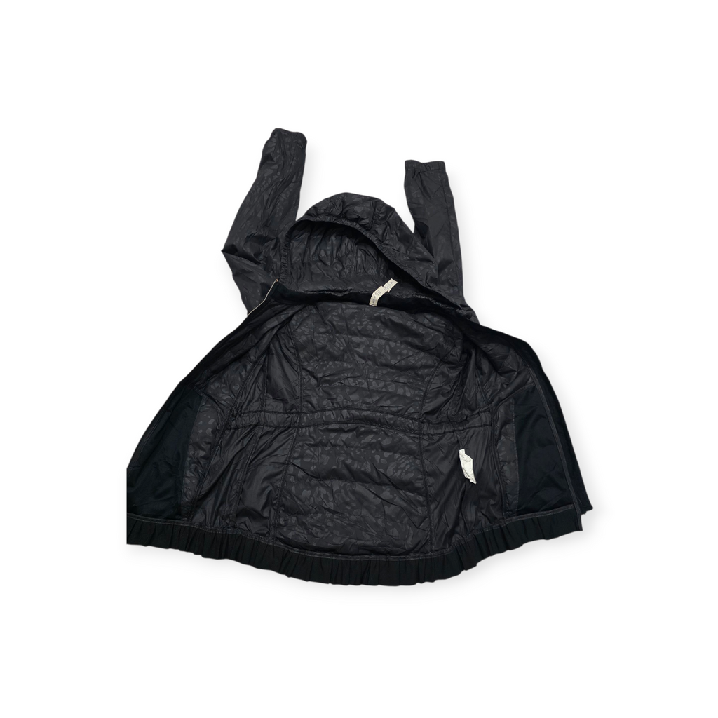 Chamarra Lululemon Athletic Talla 6 Negra Estampado Camo