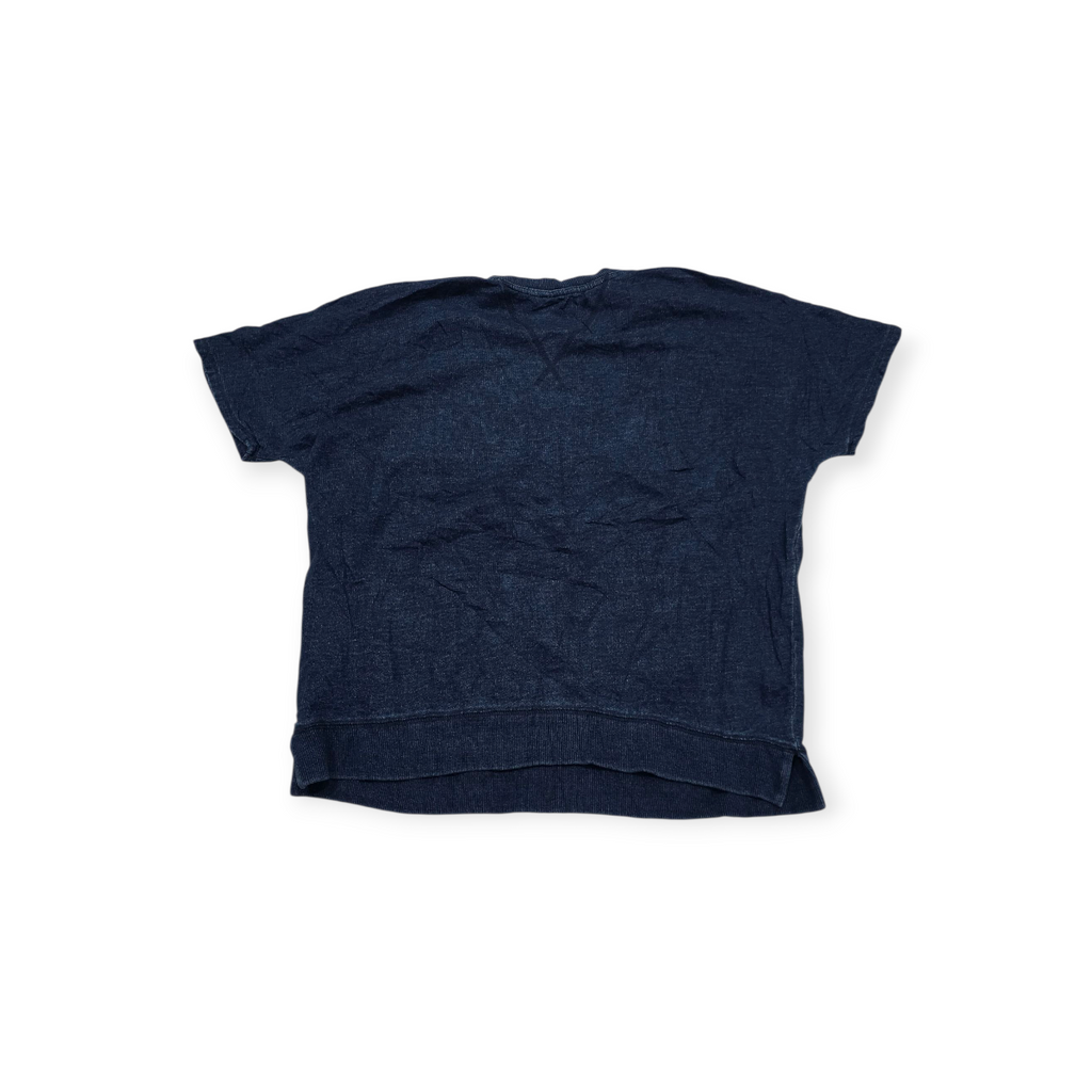 Playera Mujer Tommy Hilfiger Manga Corta Azul Corte Holgado