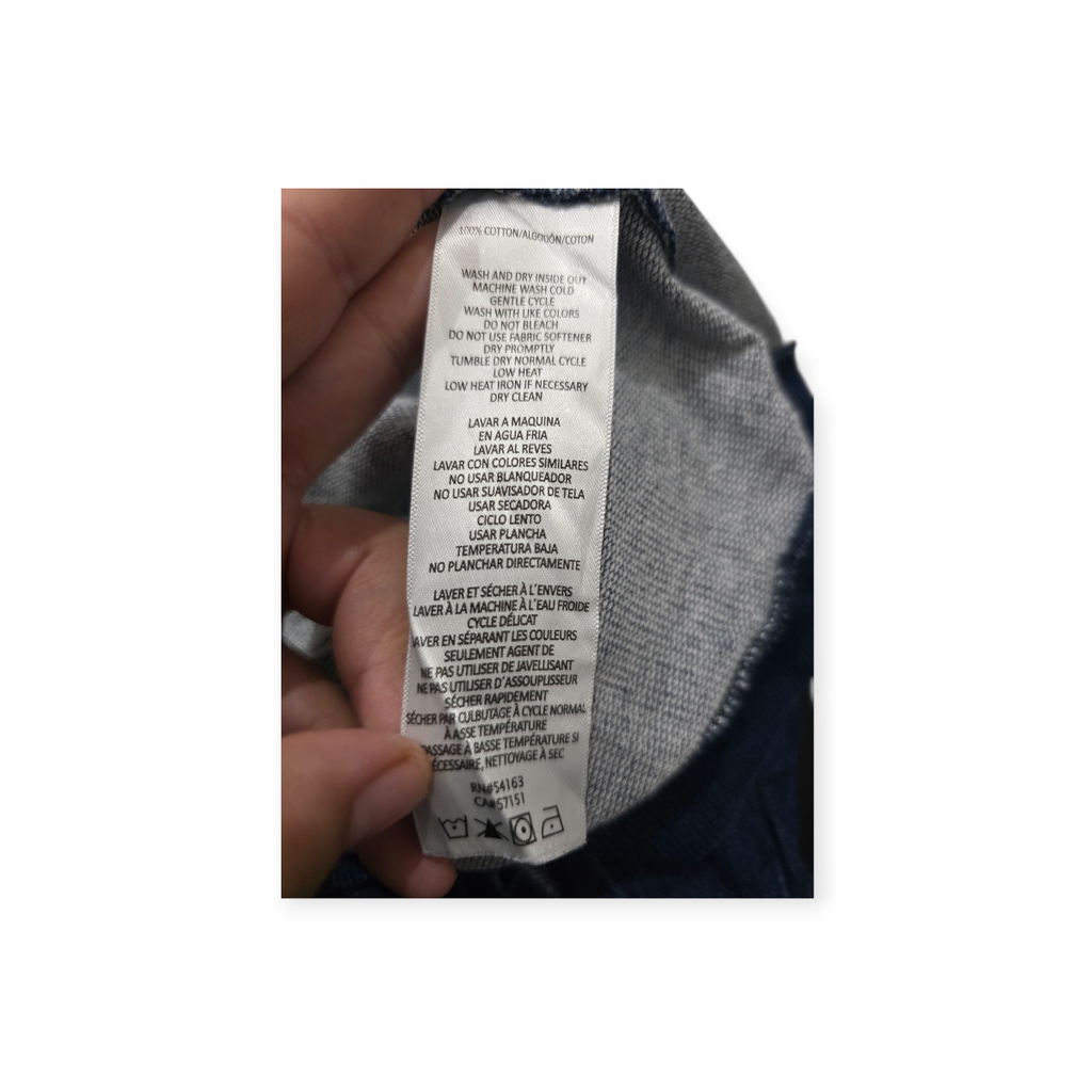 Playera Mujer Tommy Hilfiger Manga Corta Azul Corte Holgado