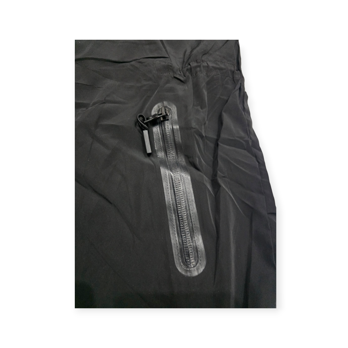 Armani Exchange Activeparka Negra Capucha Resistente Al Agua