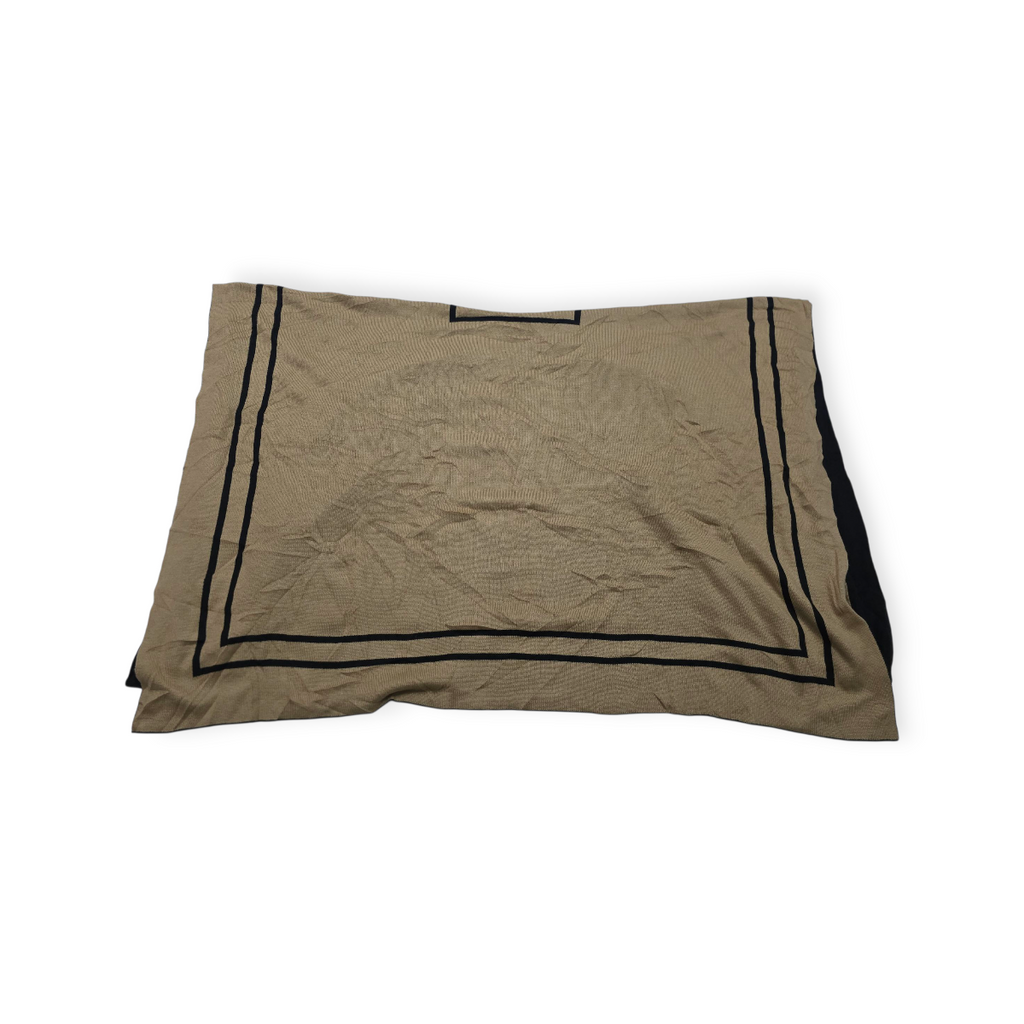 Poncho Ralph Lauren Block Ruana Onesize Fits Most Cafe/negro