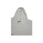 Sueter Con Gorro Michael Kors Mediana M Blanco Con Dorado