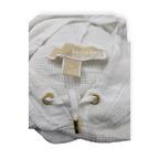 Sueter Con Gorro Michael Kors Mediana M Blanco Con Dorado