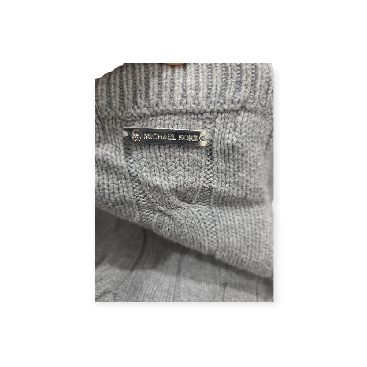 Sueter Michael Kors Manga Corta Mediana M Color Gris