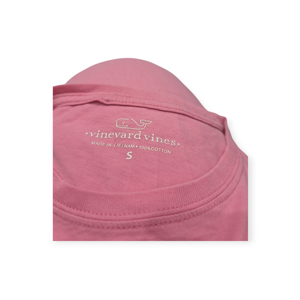 Playera Vineyard Vines Chico S Rosa Manga Corta De Mujer