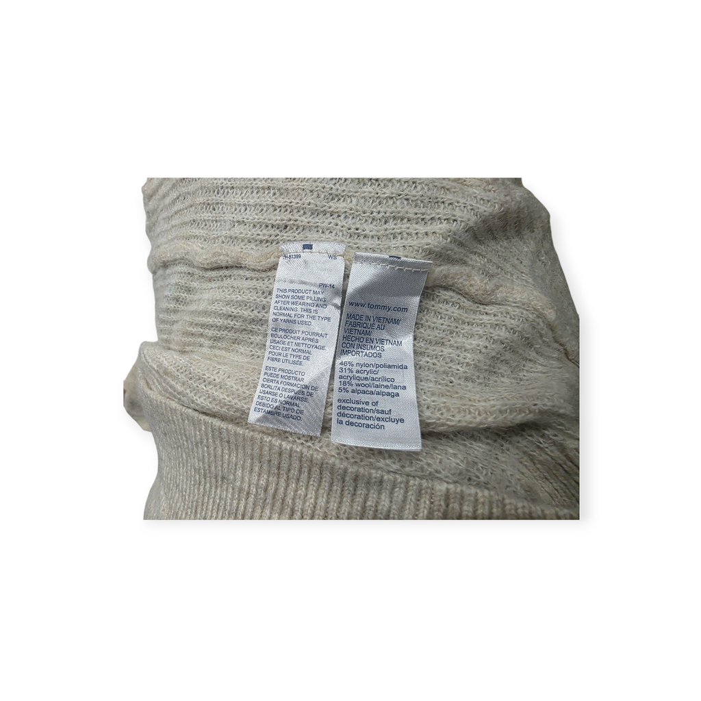 Cardigan Tommy Hilfiger Xs Color Crema De Mujer