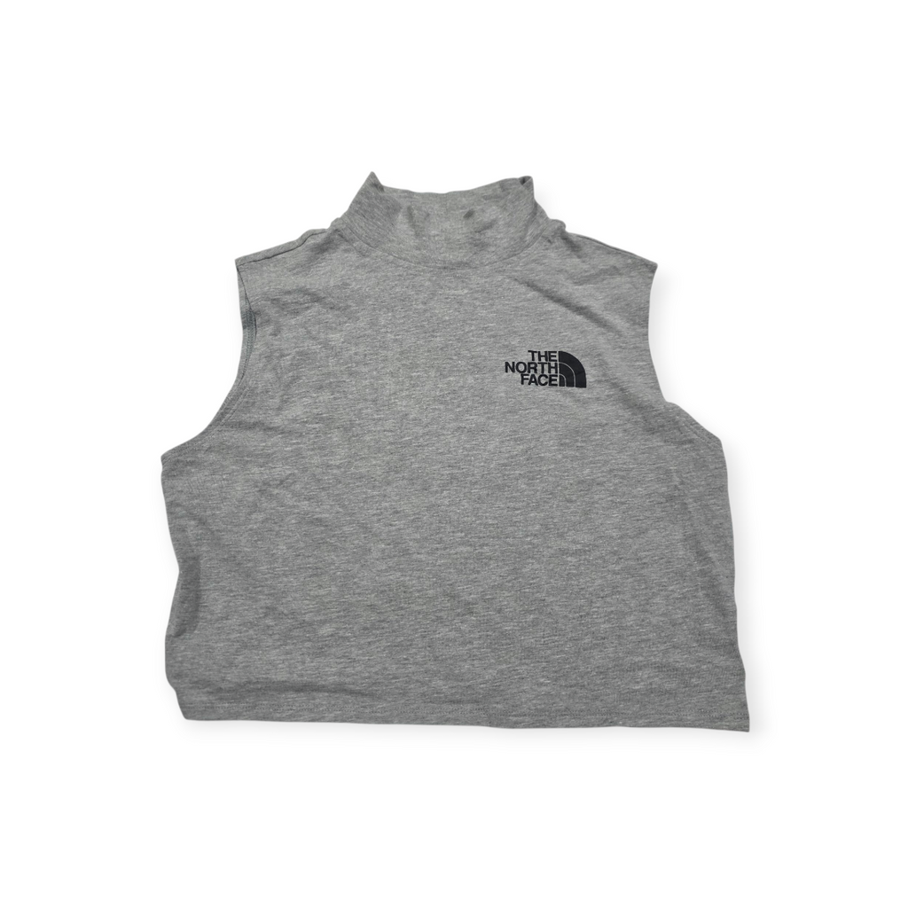 Playera Corta The North Face Mediana M Gris Sin Mangas