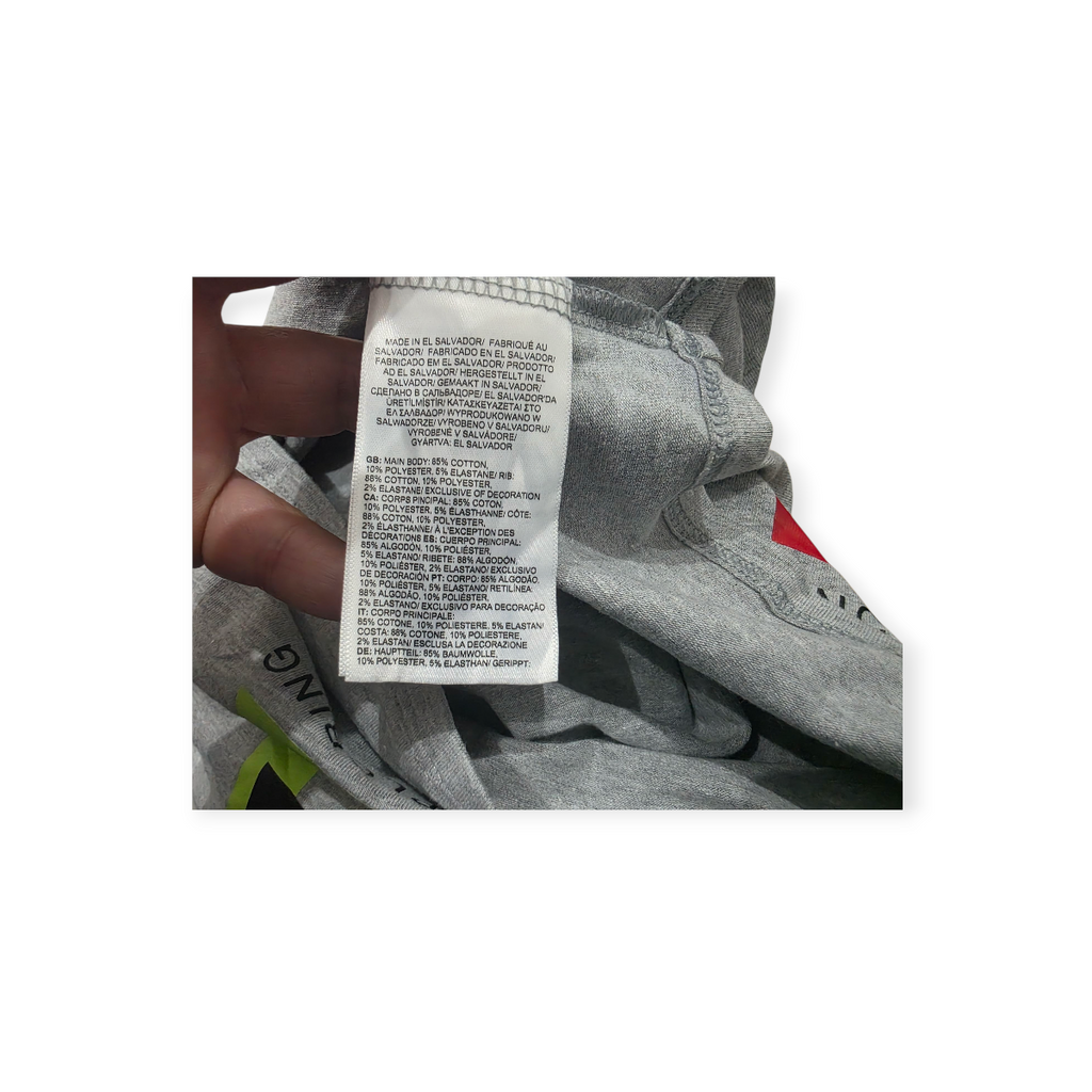 Playera Corta The North Face Mediana M Gris Sin Mangas