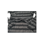Vestido Tommy Hilfiger Talla 10 Gris Con Negro Rayado