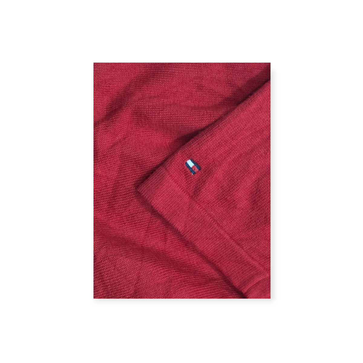 Sueter Tommy Hilfiger Grande L Rojo Con Estoperoles De Mujer