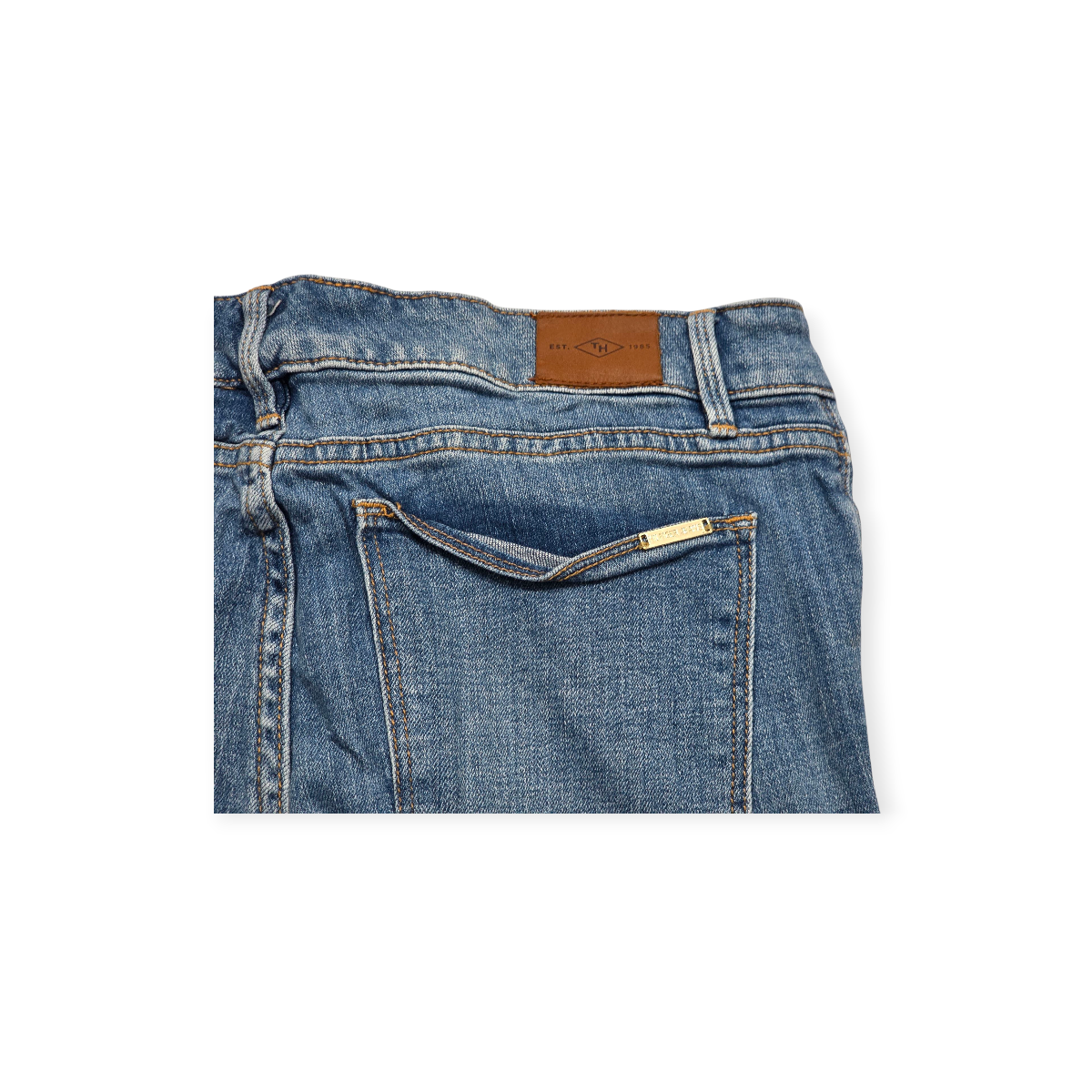 Pantalon Tommy Hilfiger De Mezclilla Talla 6 Color Azul