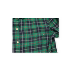 Camisa Tommy Hilfiger De Mujer Verde Con Azul Cuadros Grande