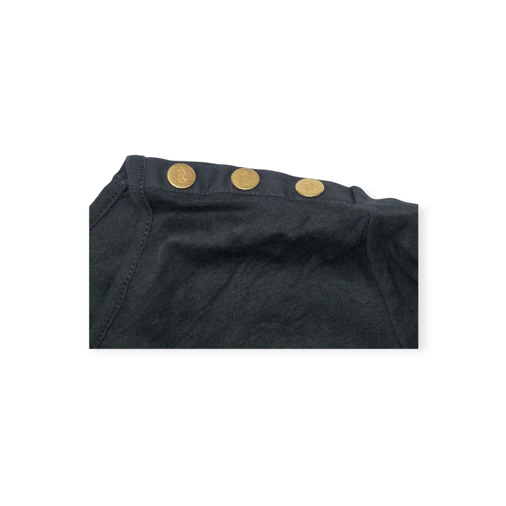 Playera Ralph Lauren Xgrande Xl Color Negro Manga Larga