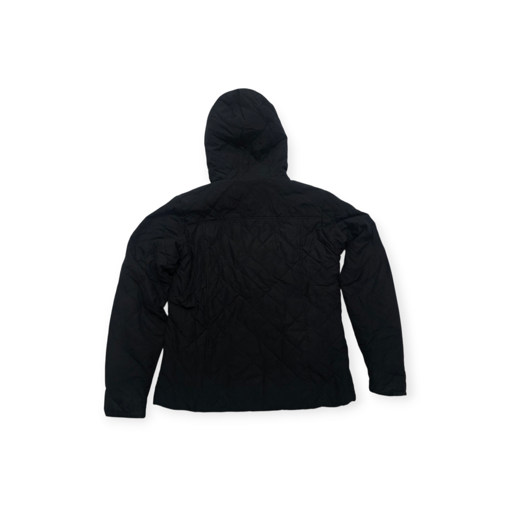 Chamarra Columbia Exterior Acolchado, Interior Peluche Negro